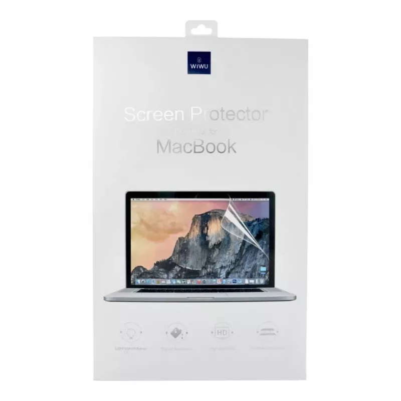 WiWU PET Displayschutzfolie für MacBook Air 13,6 inch (2022, A2681) - klar, glänzend, kratzfest