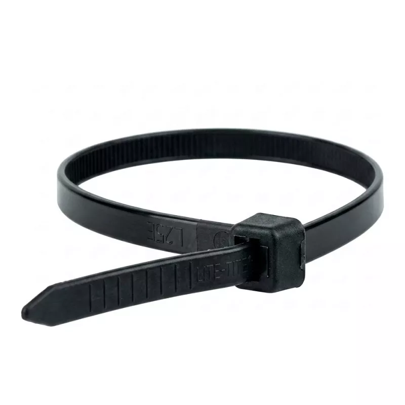 WKK Black Nylon Cable Tie UV-Stable 710x9mm 100 pcs