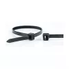 WKK UV-stabilisierte schwarze Nylon-Kabelbinder 100 x 2,5 mm, 100er-Pack
