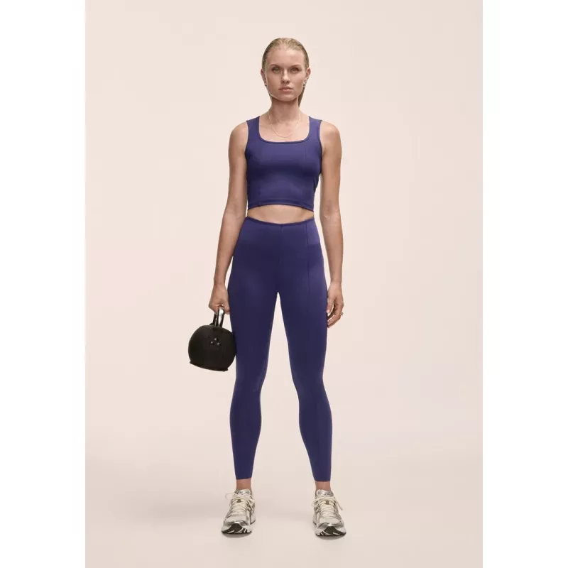 Damen-Leggings Casall Edge High Waist Dark Plum M