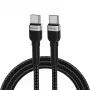 Wozinsky 1 m USB-C auf USB-C Kabel 60W PD Schnellladung & Datensync Schwarz