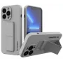 Wozinsky Apple iPhone 13 Kickstand Case Silikonhülle mit Standfuß Grau