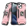 Wozinsky Apple iPhone 13 Pro Ring Armor Case Kickstand Tough Rugged Pink