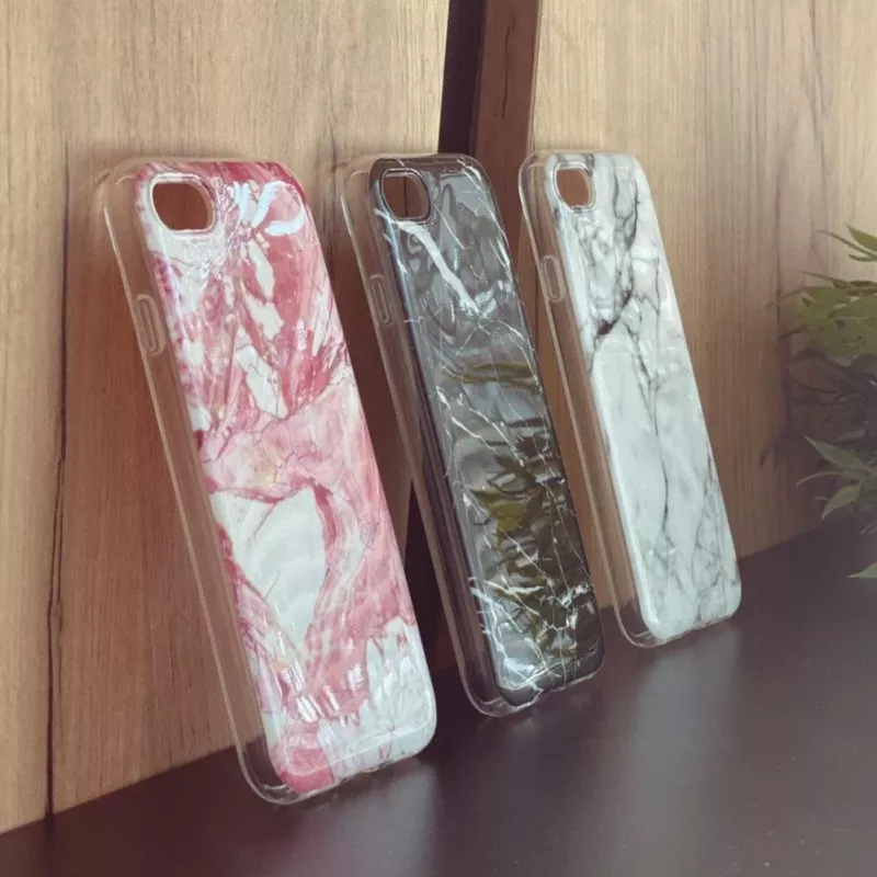 Wozinsky Black Marble TPU Case für Samsung A73
