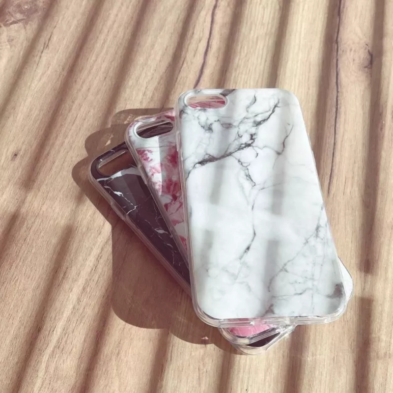 Wozinsky Black Marble TPU Case für Samsung A73