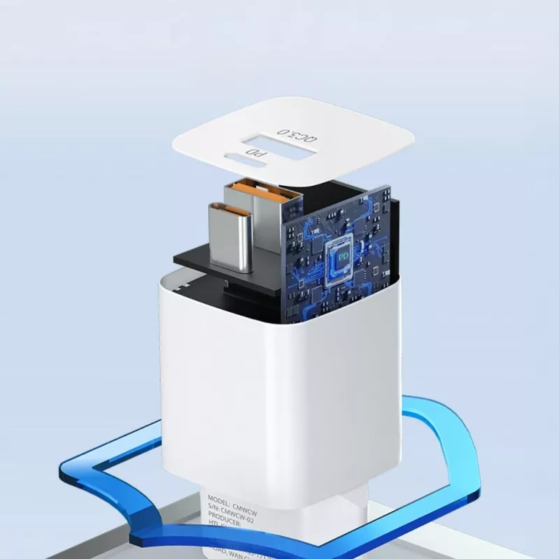 Wozinsky CMWCW 20W USB-C / USB-A Netzteil - Weiß