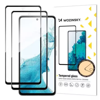 Wozinsky Full Glue Tempered Glass Screen Protector für Samsung Galaxy A57 (2er-Pack)