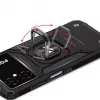 Wozinsky Ring Armor Case für Google Pixel 7 Pro - Gepanzerte Hülle mit magnetischem Haltering - Schwarz