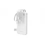 Wozinsky W11-W 10000mAh 10W Powerbank mit integrierten Kabeln und Taschenlampe Weiß
