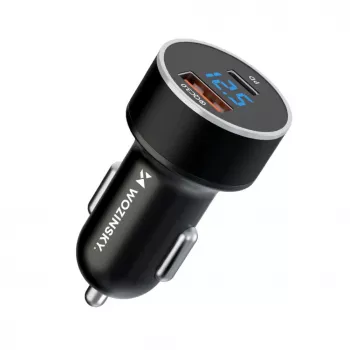 Wozinsky WDCCAC USB-C USB-A 36W Auto-Ladegerät - Schwarz