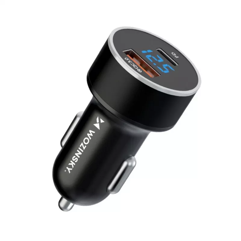 Wozinsky WDCCAC USB-C USB-A 36W Auto-Ladegerät - Schwarz