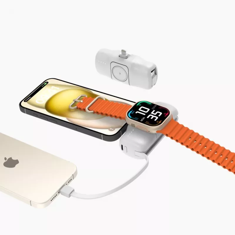 Wozinsky White Lightning (male) - 1m USB-A auf Lightning Kabel, Weiß