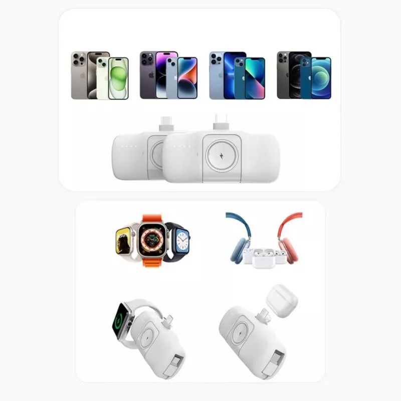 Wozinsky White Lightning (male) - 1m USB-A auf Lightning Kabel, Weiß