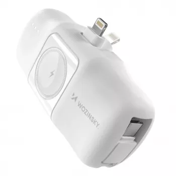 Wozinsky White Lightning (male) - 1m USB-A auf Lightning Kabel, Weiß