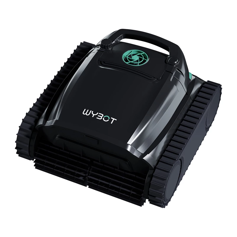 WYBOT M2 Kabelloser Roboter-Poolreiniger mit Wand- und Wasserlinienkletterfunktion, 180 Min. Laufzeit, 7800mAh Akku, App-Steuerung, für Becken bis 200 m²
