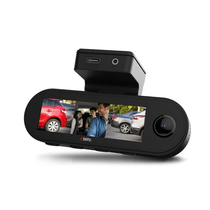 XBLITZ VECTOR 3CH 3-Kanal-DVR mit Rückfahrkamera, Wi-Fi und GPS