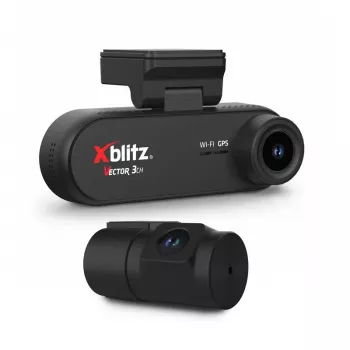 XBLITZ VECTOR 3CH 3-Kanal-DVR mit Rückfahrkamera, Wi-Fi und GPS