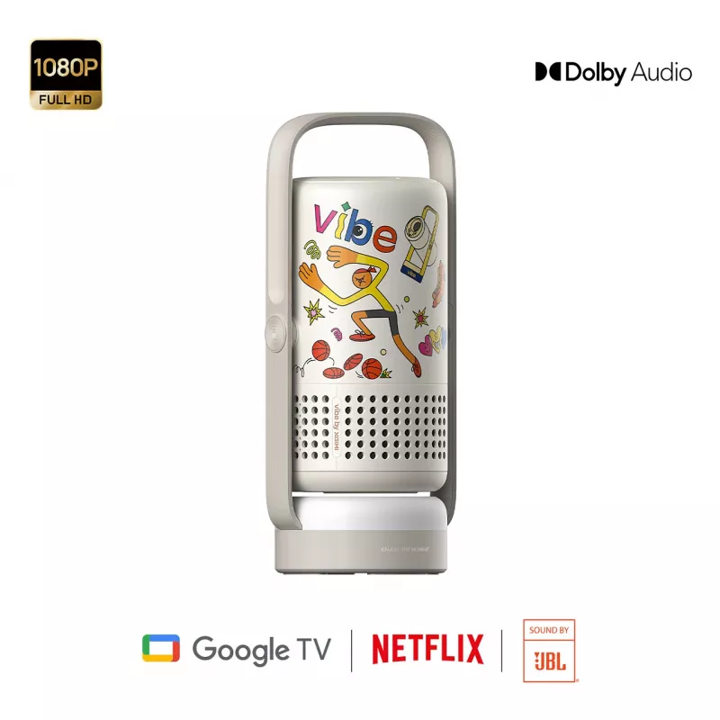 XGIMI Vibe One Cloud Ash FHD Beamer Grau