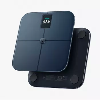 Xiaomi Körperzusammensetzungswaage S400 PRO Intelligente Badezimmerwaage mit 25 Gesundheitsmetriken, Dual-Frequenz-BIA, Bluetooth 5.0, Verstecktem LED-Display, Baby- & Objektwiegemodi