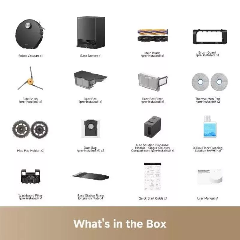 Xiaomi Dreame X60 Ultra Saugroboter Schwarz