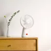 Xiaomi Wiederaufladbarer Mini-Ventilator BHR6089GL 2000mAh USB tragbarer Handventilator mit abnehmbarem Sockel, 4 Geschwindigkeiten, bürstenloser Motor, Weiß