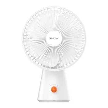 Xiaomi Wiederaufladbarer Mini-Ventilator BHR6089GL 2000mAh USB tragbarer Handventilator mit abnehmbarem Sockel, 4 Geschwindigkeiten, bürstenloser Motor, Weiß
