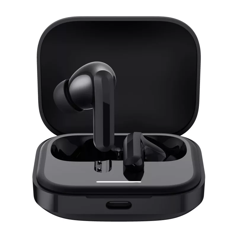 Xiaomi Redmi Buds 5 True Wireless Earbuds mit Hybrid ANC, 46dB, Bluetooth 5.3, IP54, Schwarz
