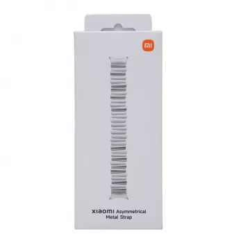 Xiaomi Smart Band 10 Asymmetrisches Metallarmband – Silber