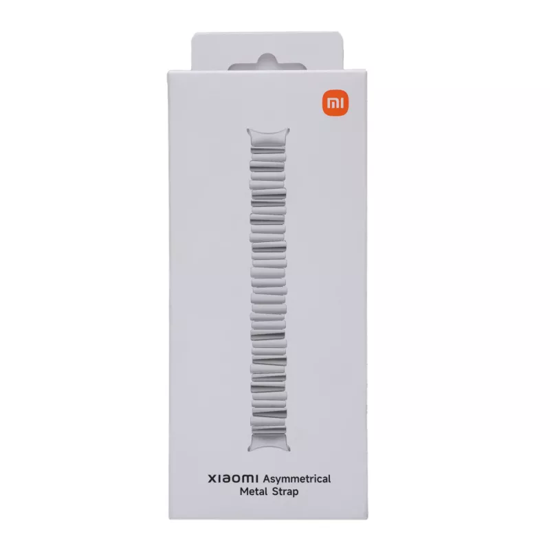 Xiaomi Smart Band 10 Asymmetrisches Metallarmband – Silber