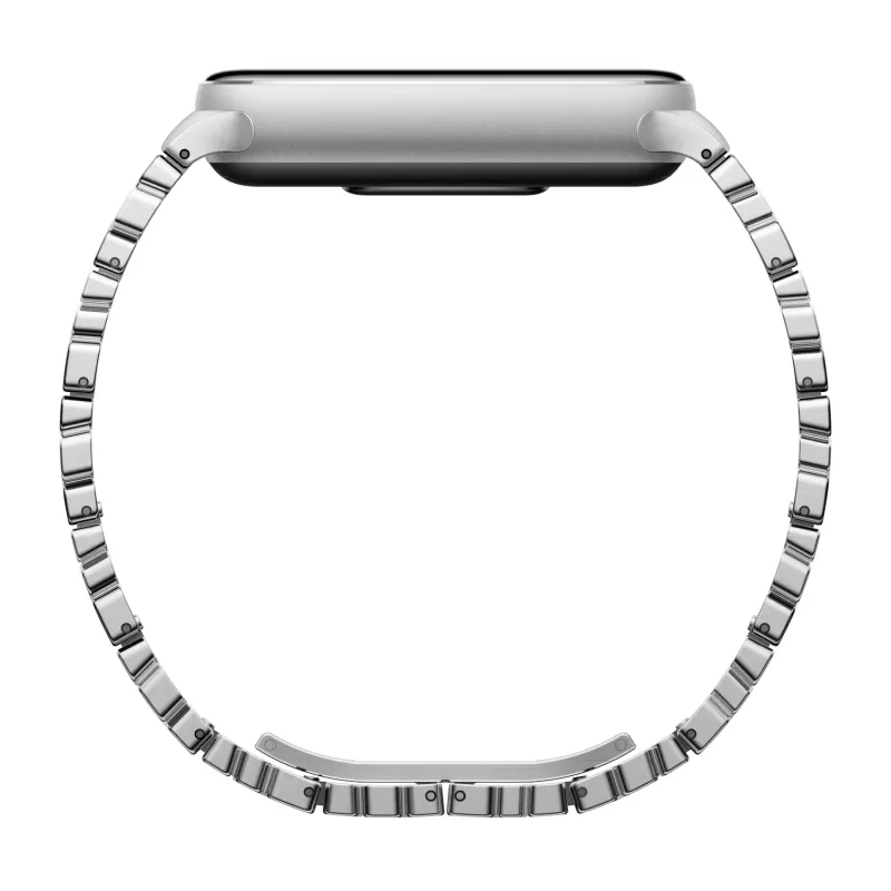 Xiaomi Smart Band 10 Asymmetrisches Metallarmband – Silber