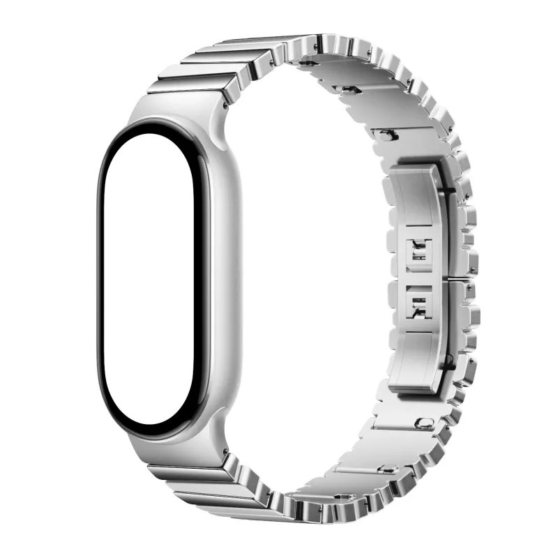 Xiaomi Smart Band 10 Asymmetrisches Metallarmband – Silber