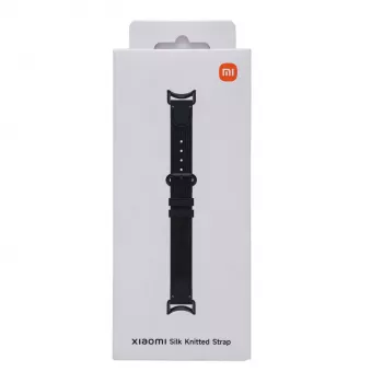 Xiaomi Smart Band 10 Gestricktes Seidenarmband - Ebenholzschwarz