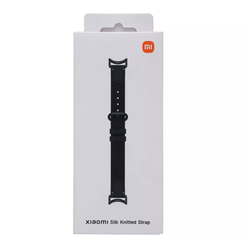Xiaomi Smart Band 10 Gestricktes Seidenarmband - Ebenholzschwarz
