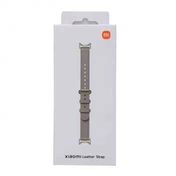 Xiaomi Smart Band 10 Lederarmband - Grau