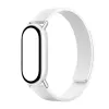 Xiaomi Smart Band 10 Magnetisches Kona-Lederarmband - Gletscherweiß