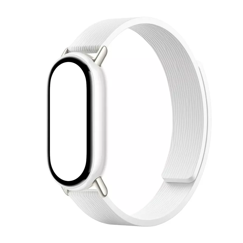 Xiaomi Smart Band 10 Magnetisches Kona-Lederarmband - Gletscherweiß