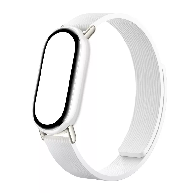 Xiaomi Smart Band 10 Magnetisches Kona-Lederarmband - Gletscherweiß