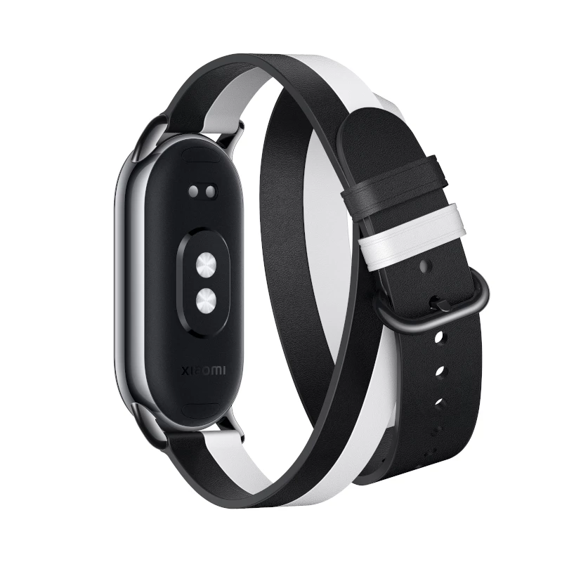 Xiaomi Smart Band 8 Doppelwickel-Armband - Schwarz und Weiß