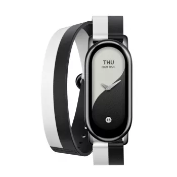Xiaomi Smart Band 8 Doppelwickel-Armband - Schwarz und Weiß