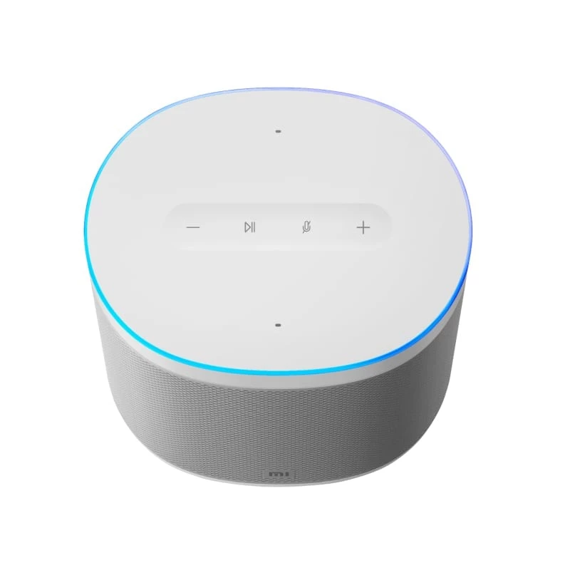 Xiaomi Smart Speaker mit Google Assistant, Chromecast, IR-Fernbedienung und LED-Uhr - Schwarz