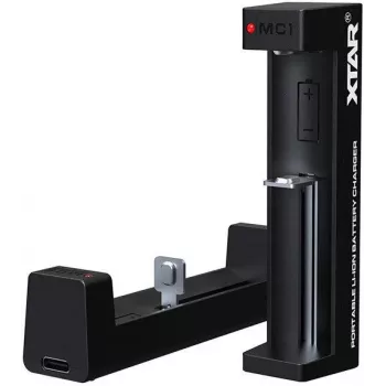 XTAR MC1 USB-C Einzelplatz-Li-Ionen-Akkuladegerät