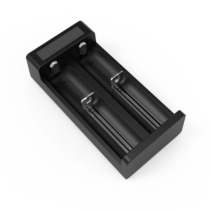 XTAR MC2+ 2-Slot Li-ion Akku-Ladegerät für 18650, 21700, 26650 und mehr (USB-betrieben)