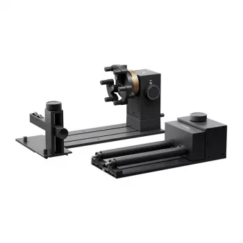 XTOOL RA3 Lite Rotating Adapter – 4-in-1 Rotary Attachment für xTool Laser-Gravierer (Chuck, Roller, Ring, Kugel)