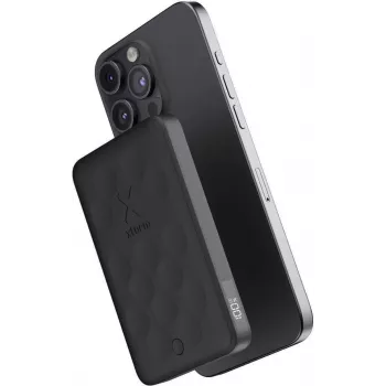 XTORM FS5 Magnetische kabellose Powerbank 5000 mAh 18,5 Wh 18W PD USB-C Midnight Black