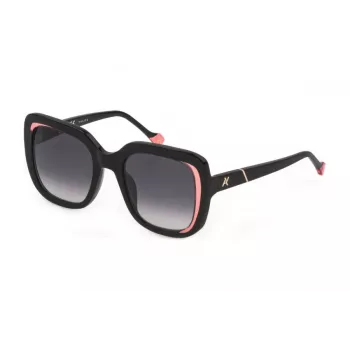 YALEA Damen-Sonnenbrille SYA027N530700 - Rechteckiger Acetatrahmen mit UV400-Schutz (53/22/140 mm)