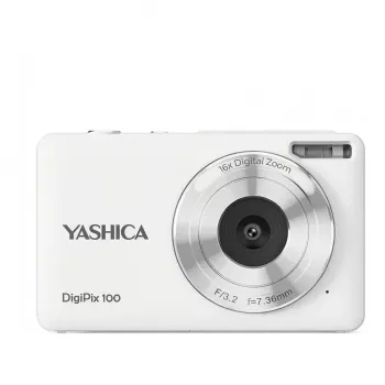 Yashica DigiPix 100 Weiße Digitalkamera