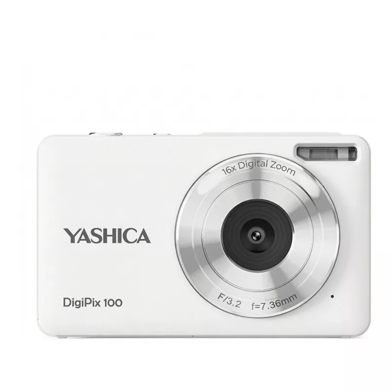 Yashica DigiPix 100 Weiße Digitalkamera