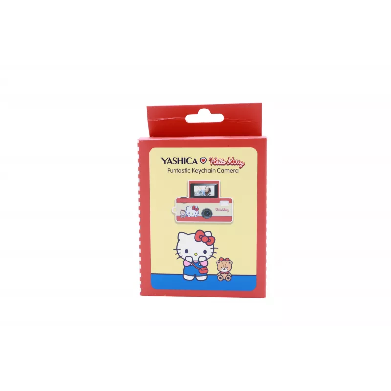 YASHICA Funtastic Schlüsselband-Minikamera HELLO KITTY, 2MP CMOS, HD 720p, USB-C