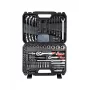 YATO 93-teiliger Steckschlüssel- und Werkzeugsatz 1/4 inch und 1/2 inch Antrieb im Kunststoffkoffer - YT-38784