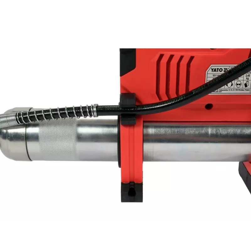YATO YT-07020 18V Akku-Fettpresse 620 Bar mit 3,0Ah Akku und Ladegerät